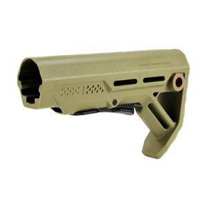 STRIKE INDUSTRIES バットストック MOD1 ミルスペックチューブ対応 M4/AR-15用 SI-STRIKE-ES-MOD1 [ FDE\u0026レッド ]の画像