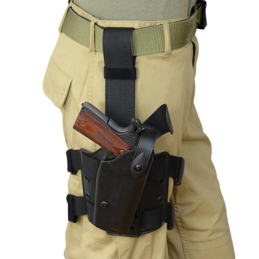 SAFARILAND レッグホルスター SLS M1911 レール非対応 ガバメント系 右