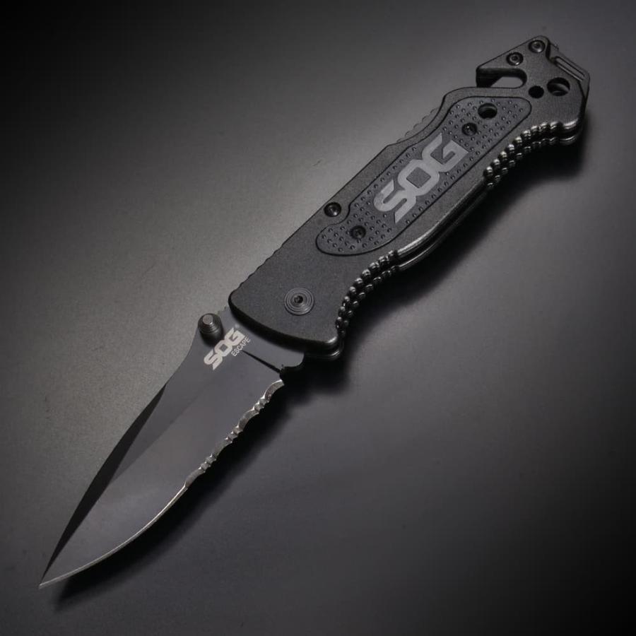 SOG 折りたたみナイフ ESCAPE 半波刃 ロックバック式 折り畳み SOG 折りたたみナイフ ESCAPE 半波刃 ロックバック式 折り畳み