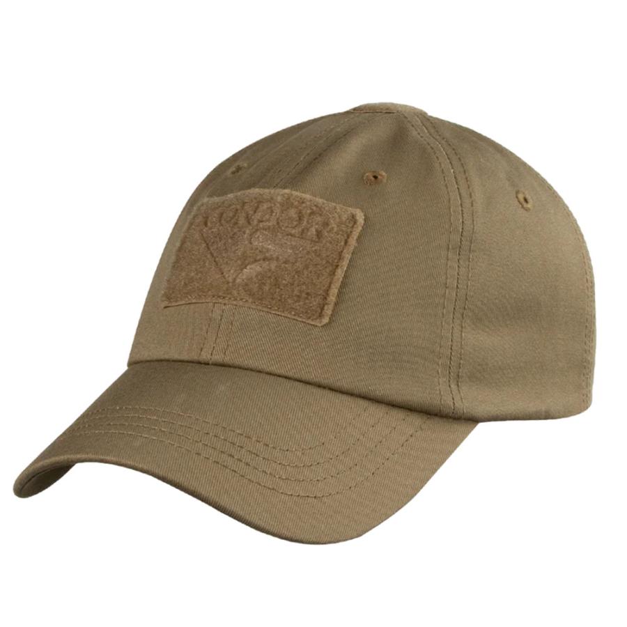 CONDOR タクティカルキャップ 帽子 ベルクロ調整 ミリタリー 単色
