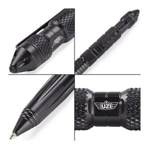 UZI タクティカルペン TACPEN2 ガラスブレーカー付 [ ブラック ] 護身