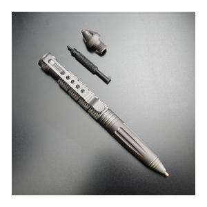 UZI タクティカルペン TP6GM カフキー付 ガンメタ 護身用ボールペン