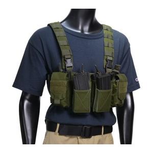 Warrior Assault Systems パスファインダー チェストリグ M4マグ8本収納可 W-EO-PCR [ オリーブドラブ ]_1