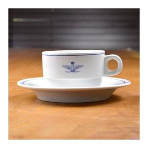 イタリア軍放出品 エスプレッソカップ&ソーサー 食器 [ デッドストック