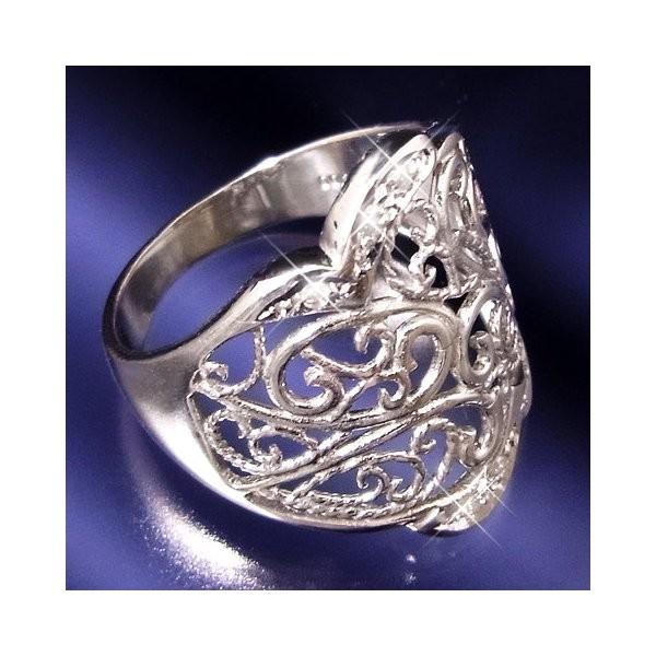 透かし彫りダイヤリング 指輪 17号 : りぼるばー67 Yahoo!店 - 通販