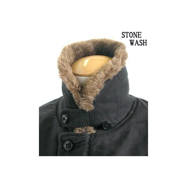 アメリカ軍 N-1 デッキジャケット 34 Sサイズ ストーンウォッシュ加工