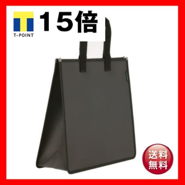 （まとめ）山口工業 キャリングケース G503-BK B4 ブラック〔×5セット〕