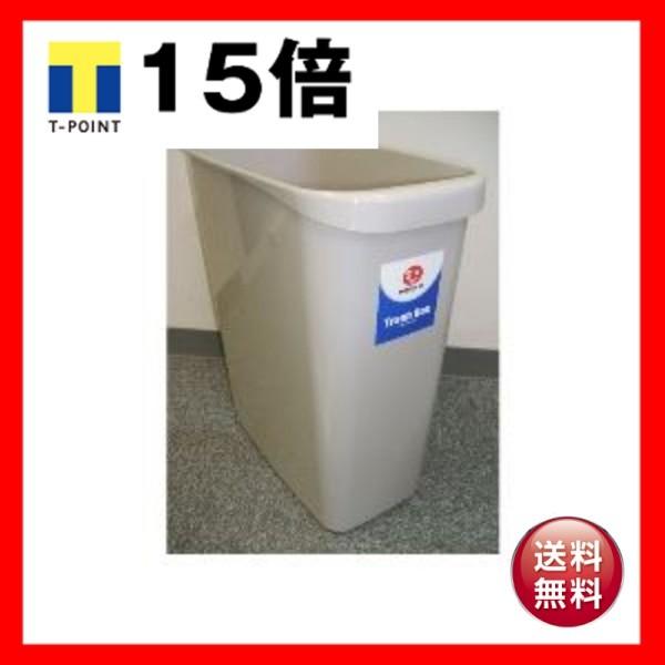 （まとめ）ジョインテックス 持ち手付きゴミ箱角型18L グレー N156J-G〔×30セット〕