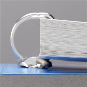 （まとめ） TANOSEE Dリングファイル（PP表紙） A4タテ 2穴 250枚収容 背幅43mm クリア 1冊 〔×15セット〕の画像