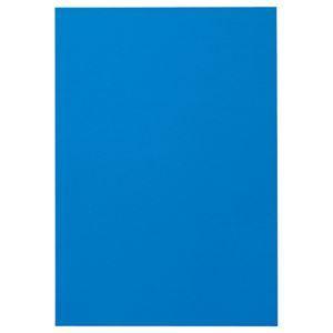 （まとめ） TANOSEE 色画用紙 八つ切 あお 1パック（10枚） 〔×30セット〕