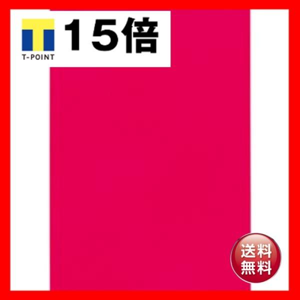 （まとめ） TANOSEE 色画用紙 八つ切 あか 1パック（10枚） 〔×30セット〕