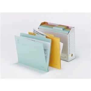 （まとめ） TANOSEE 個別フォルダー A4 グリーン 1パック（10冊） 〔×15セット〕の画像
