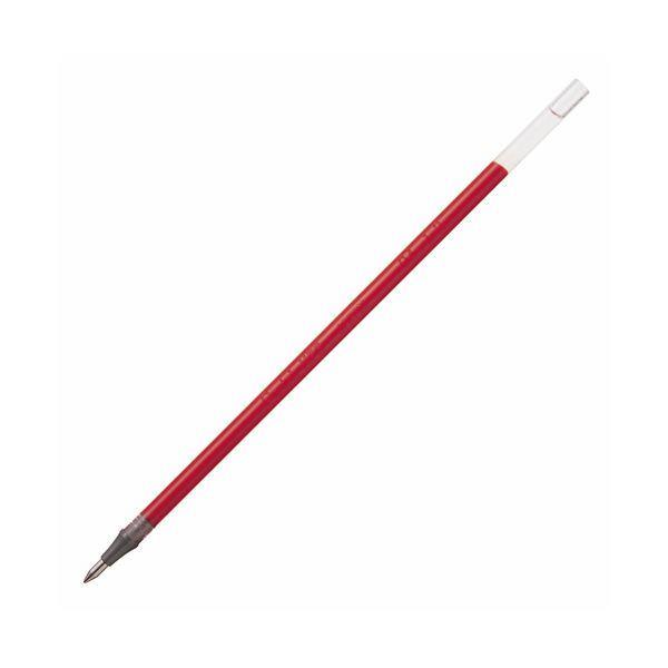 (まとめ) ぺんてる ゲルインクボールペン替芯 0.5mm 赤 ハイブリッド用 XKF5-B 1箱(10本) 〔×10セット〕