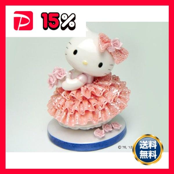 HeLLo Kitty ハローキティ レースドール⁄陶製人形 〔ホワイト〕 磁器