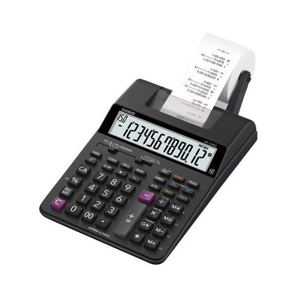カシオ 印刷者計算器 黒いこと HR-170RC-BK