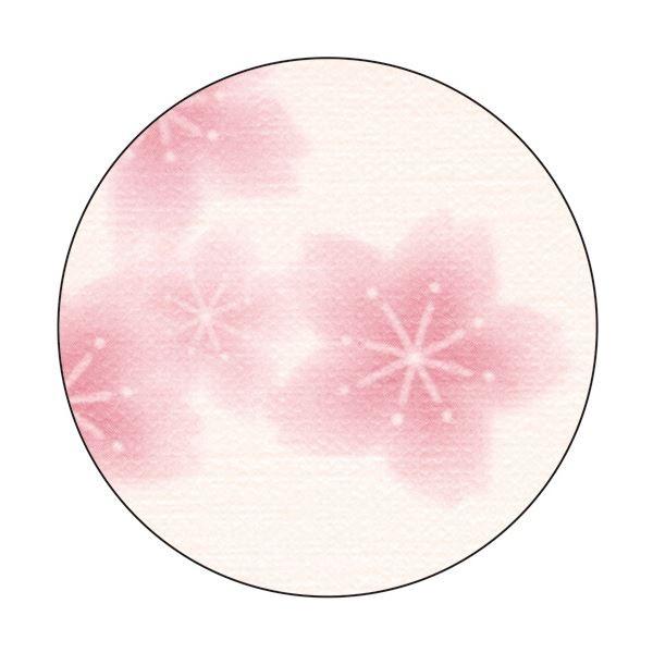 （まとめ） ササガワ OA対応和柄用紙 和ごころ 桜4-1005 1セット（50枚：10枚×5冊） 〔×5セット〕の画像