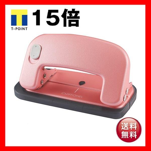 （まとめ） マックス シフォネル 12枚穿孔 ピンクDP-12／P 1台 〔×10セット〕