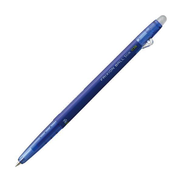 （まとめ） パイロット ゲルインキボールペンフリクションボールスリム038 ブルー LFBS-18UF-L 1本 〔×30セット〕