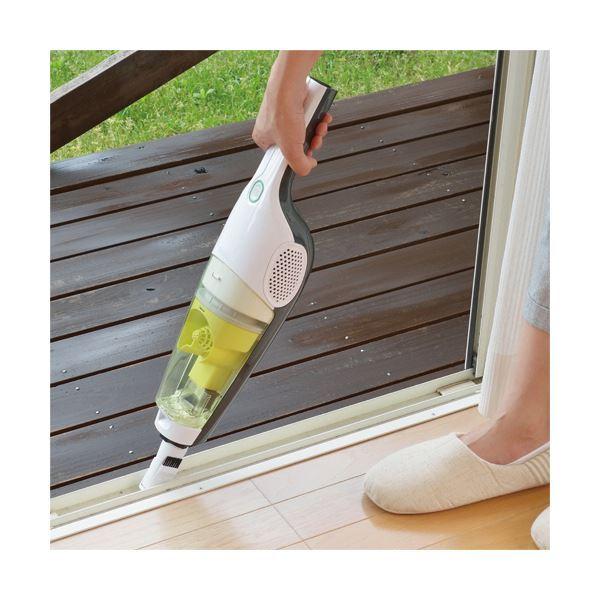 ツインバードコードレススティック型クリーナー ホワイト TC-5109W 1台