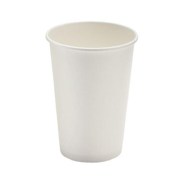 (まとめ）サンナップ 厚紙カップ ホワイト 400mL 40個入〔×10セット〕