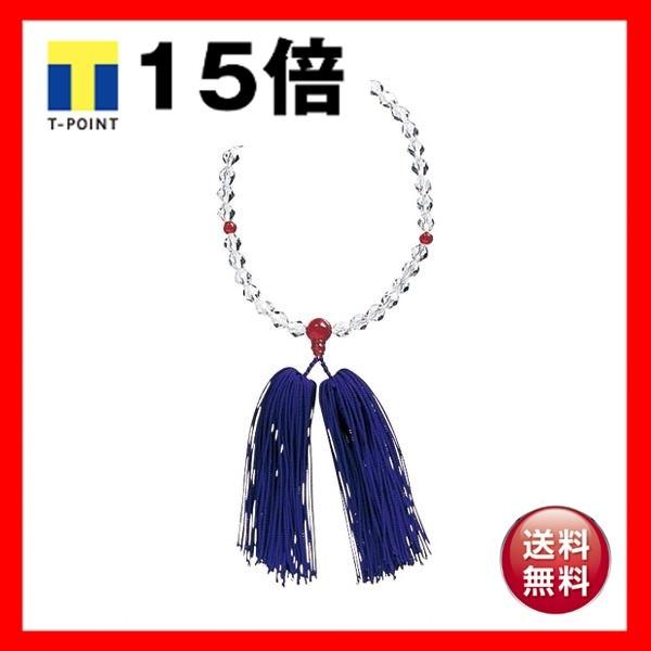 雲州堂 念珠 UN-12 新水晶 女性用 ×5セット