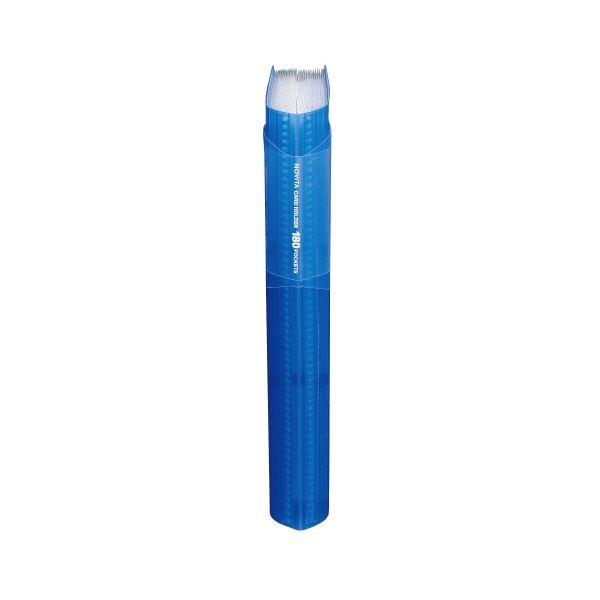 コクヨ カードホルダー（ノビータ）（固定式 スリムタイプ）180名 ヨコ入れ 青 メイ-N218B 1セット（10冊）_2