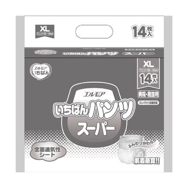 （まとめ）カミ商事 エルモア いちばん パンツスーパー XL 1パック（14枚）〔×5セット〕_1