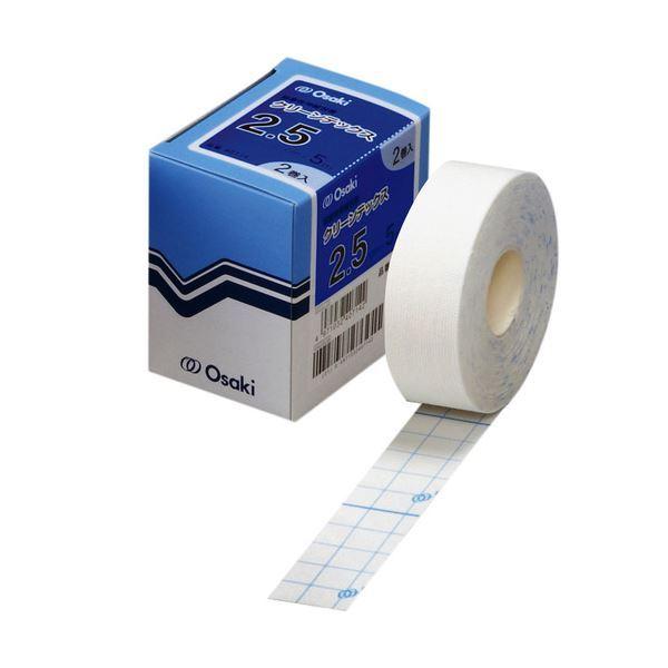 （まとめ）オオサキメディカル クリーンテックス2.5cm×5m 40714 1箱（2巻）〔×10セット〕