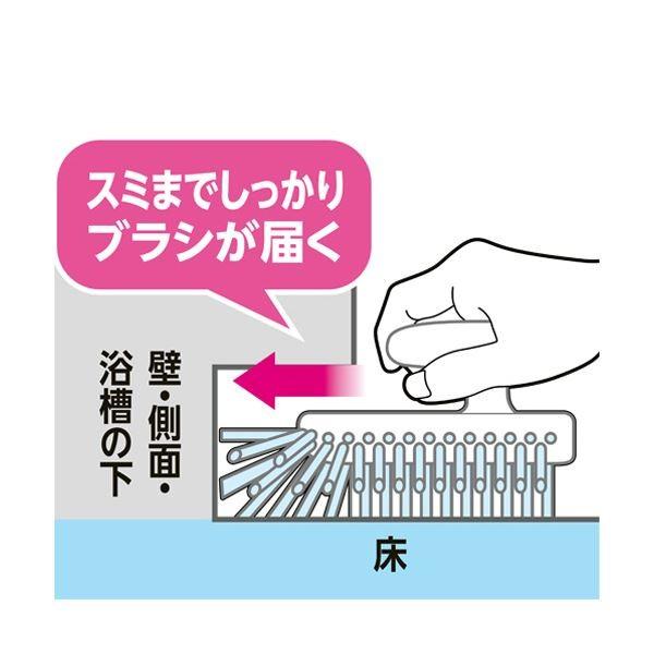 （まとめ）アズマ工業 お風呂床用スミまでブラシGBT780 1個〔×10セット〕_1