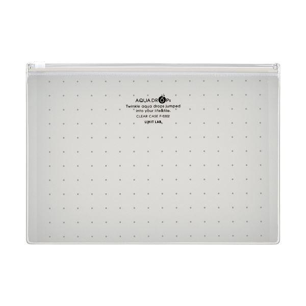 （まとめ）リヒトラブ AQUA DROPsクリヤーケース A5ヨコ 乳白 F-5302-1 1枚〔×20セット〕