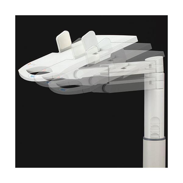 アスカ テレホンスタンド ブリッジ引寄せ・高さ調整タイプ TS7053 1台 〔組立品〕の画像