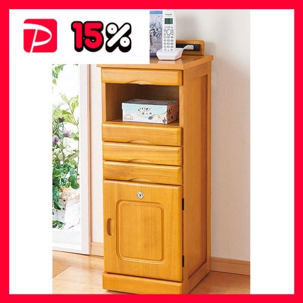 電話台 Fax台 ライトブラウン 約幅30cm 木製 引き出しいっぱい キャビネット リビング ダイニング 玄関 廊下 Ds りぼるばー67 Yahoo 店 通販 Yahoo ショッピング