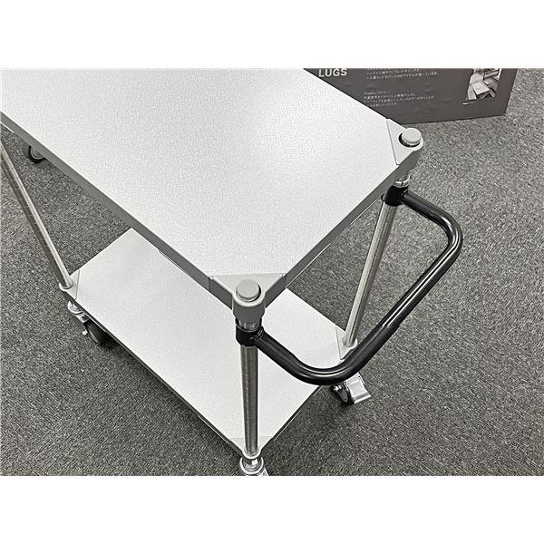 プロフェイス 専用 カート用 ハンドル 35cm専用 ブラック 日本製 スチールラック 収納棚 部品 パーツ インテリア家具の画像
