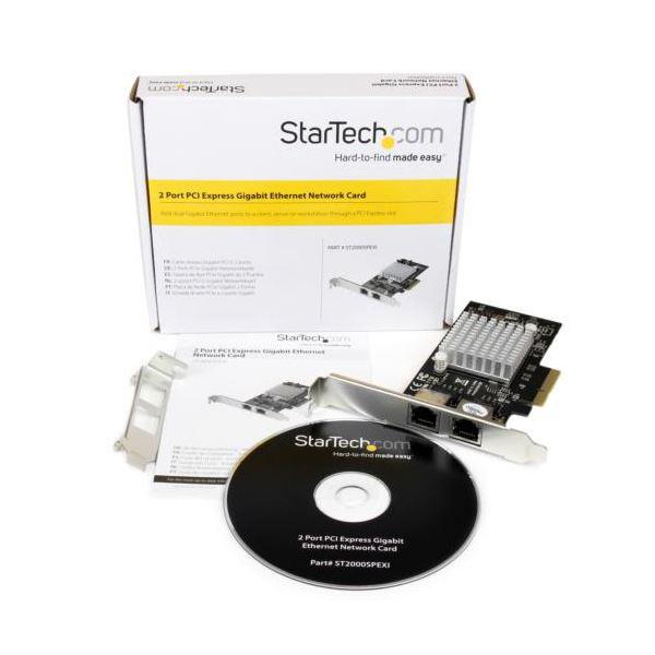 StarTech.com ギガビットイーサネット 2ポート増設PCI Express x4 インターフェースカードST2000SPEXI 1個_4