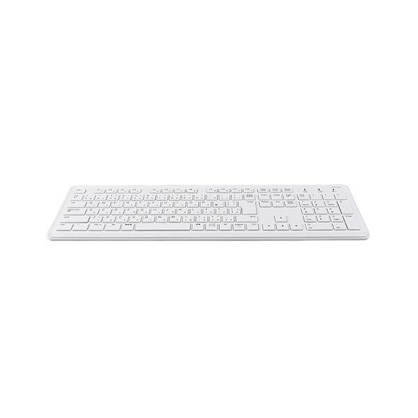 ナカバヤシ ミヨシ超静音 無線静音フルキーボード ホワイト FKB-R249W 1台_2