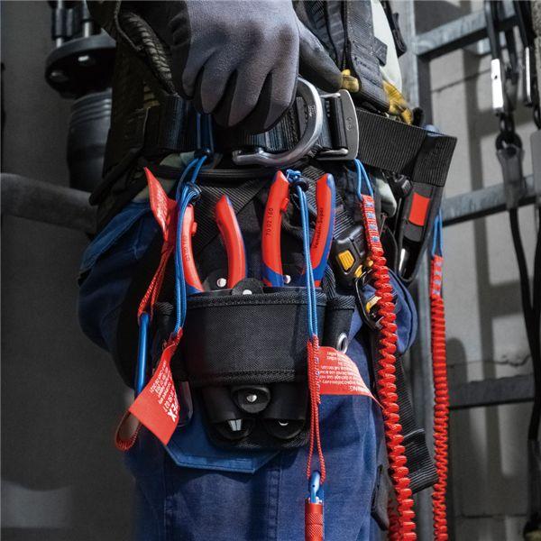 KNIPEX クニペックス テザーカラーコードクリップ 3×2 レッド