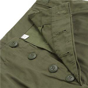 アメリカ軍 BDU クロップド カーゴパンツ 迷彩服 Sサイズ オリーブ 7分丈 レプリカ 米軍 ミリタリーパンツ 軍モノの画像