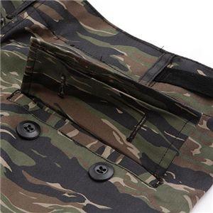 アメリカ軍 BDU カーゴ ショートパンツ Sサイズ タイガー レプリカ 米軍 US軍 ミリタリーパンツ 軍モノ 迷彩服 ショーツの画像