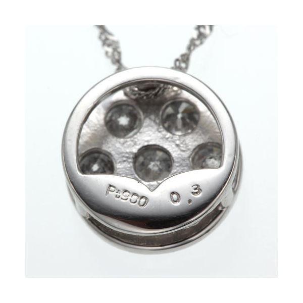 プラチナPt900 セブンストーンダイヤモンドペンダント/ネックレス