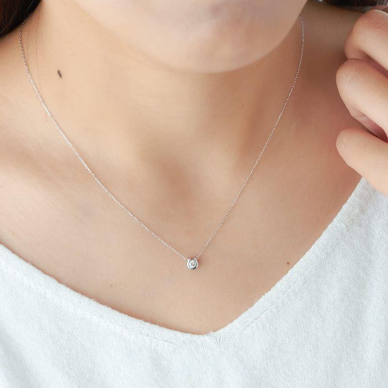 エステール ESTELLE WEB限定商品ダイヤモンド K10 ホワイトゴールド 馬蹄モチーフ ネックレス 0442-8555-0010-0 ESTELLE WEB限定商品ダイヤモンド K10 ホワイトゴールド 馬蹄モチーフ ネックレス