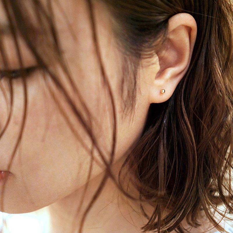 TAKE-UP セカンドピアス K18ミラーボールピアス UP セカンドピアス K18ミラーボールピアス
