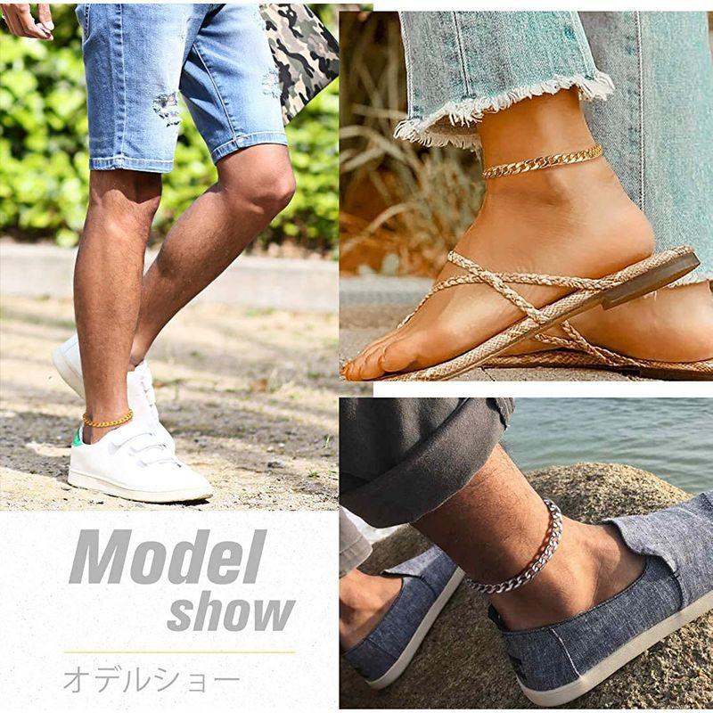 人気ブランド新作豊富 レディースアクセサリー Richsteel 6mm 喜平チェーン アンクレット メンズ 男女兼用 ステンレス 金属アレルギー対応 汗や水対応 シンプル おしゃれ 夏 Ism Com Ge