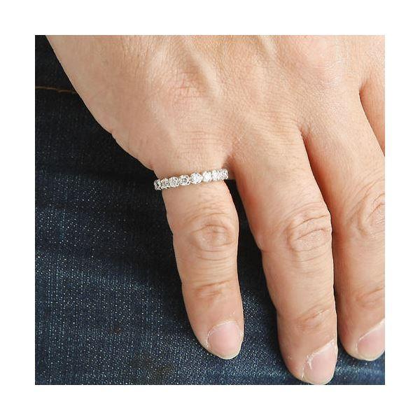 海外品 プラチナPt900 ／1ctフルエタニティダイヤリング 指輪 ペアリング 13号 【9549381958】(34423円)