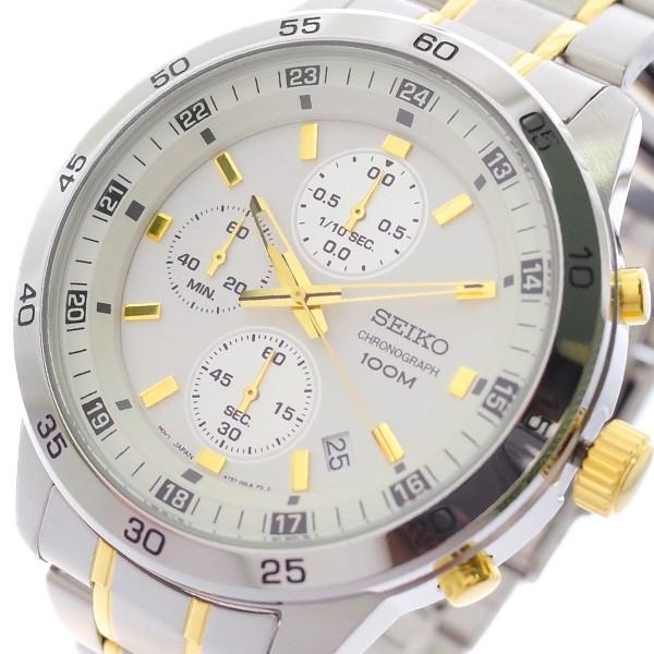 時間指定不可 セイコー Seiko 腕時計 メンズ Sks643p1 クォーツ ホワイト シルバー 安い購入 Www sciences Africa
