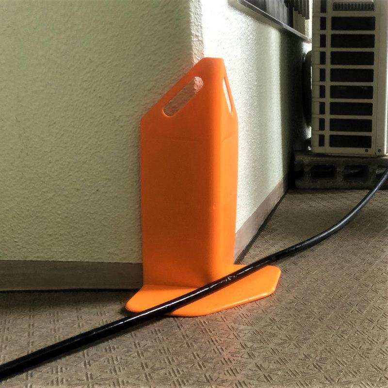 レボテック【コーナーガード】オレンジ・壁面保護《安全対策品》 |  | 03