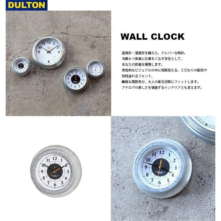 壁掛け時計 Wall Clock Northrop G 22 Wd 温度 湿度 アナログ 時計 ウォールクロック シルバー ホワイト 白 アンティーク Dulton ダルトン 壁紙のトキワ Paypayモール店 通販 Paypayモール