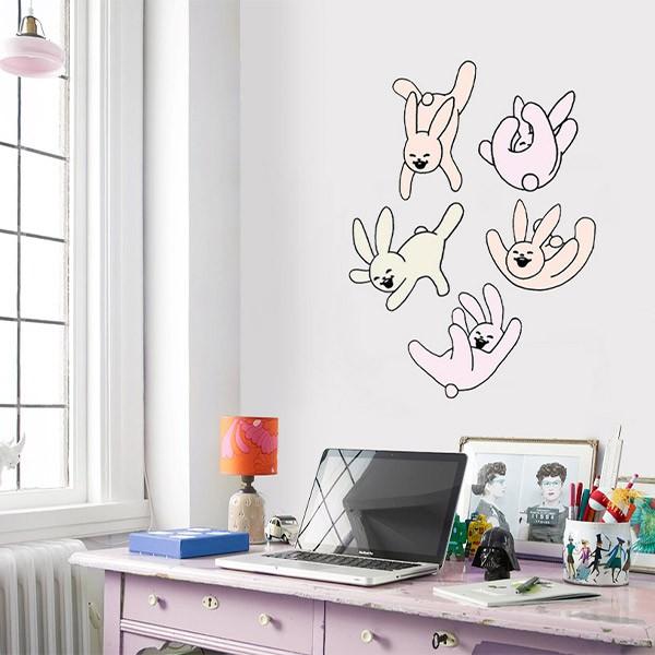 ウォールステッカー おもしろ ウサギ アニマル ポップ 北欧 インテリア 壁紙のトキワ Paypayモール店 通販 Paypayモール