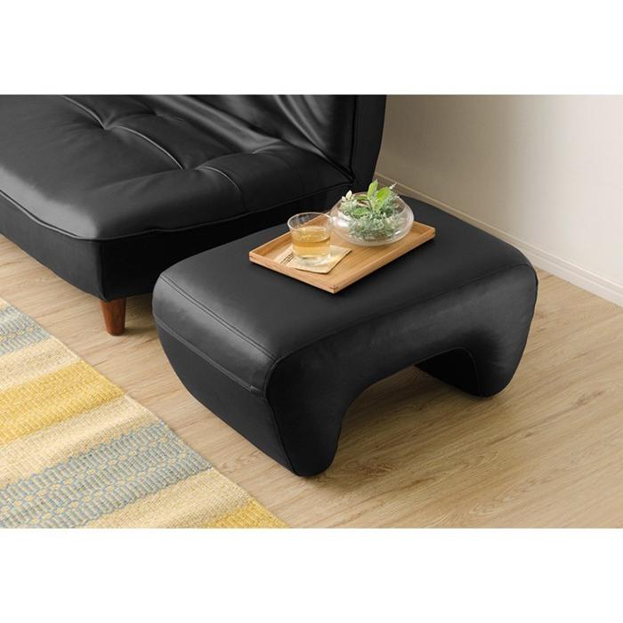 オットマン mashu ottoman ブラウン ブラック アイボリー footrest_6