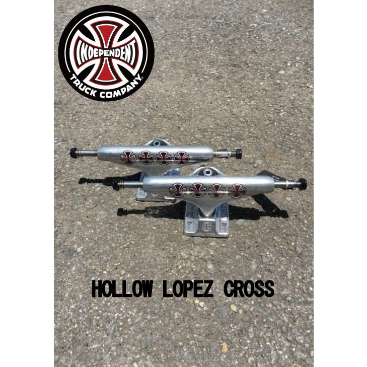 INDEPENDENT 自営 HOLLOW LOPEZ CROSS STAGE11 TRUCKS  滑るゲーム盤 スケボー