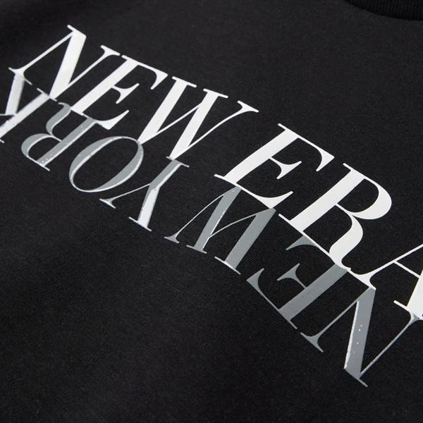 NEWERA テックスウェット モックネック クルーネック ブラック